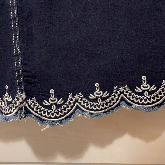 Long Denim Skirt - Picture 3 of 3